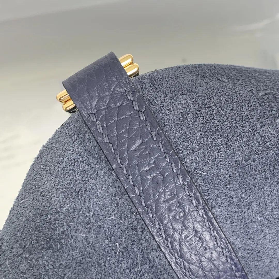 gold Hermès Navy Picotin 18 - Hình 8
