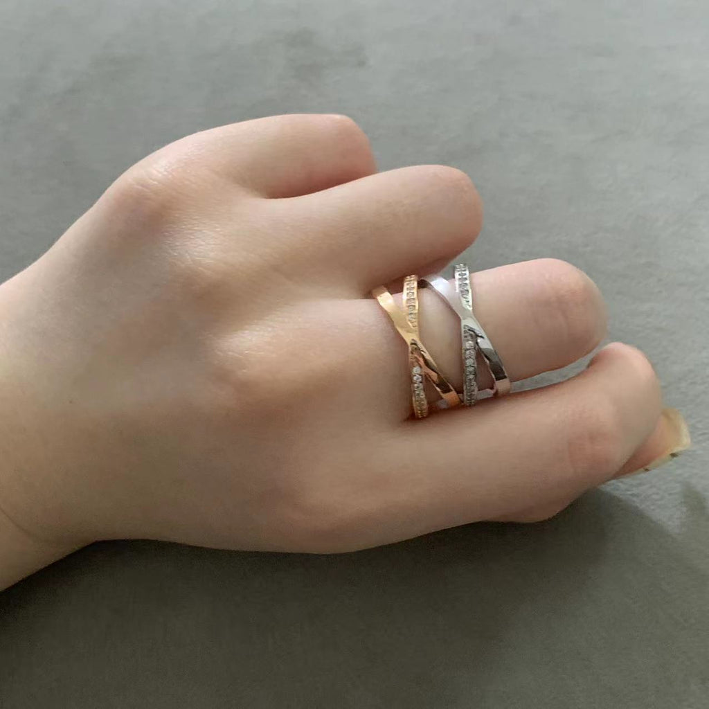 TIFFANY ATLAS X DIAMOND RING