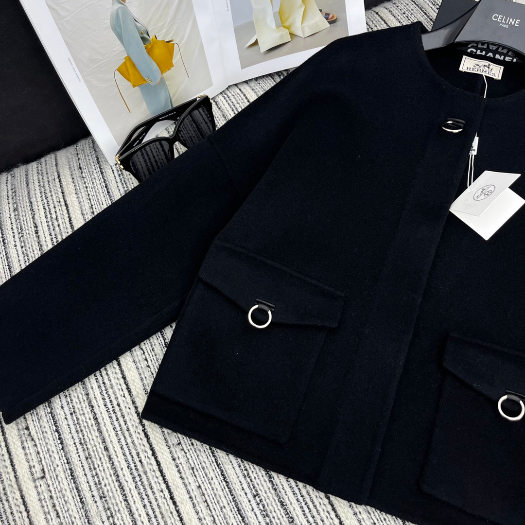 HERMES HERMES 25S REVERSIBLE CASERE COAT 174