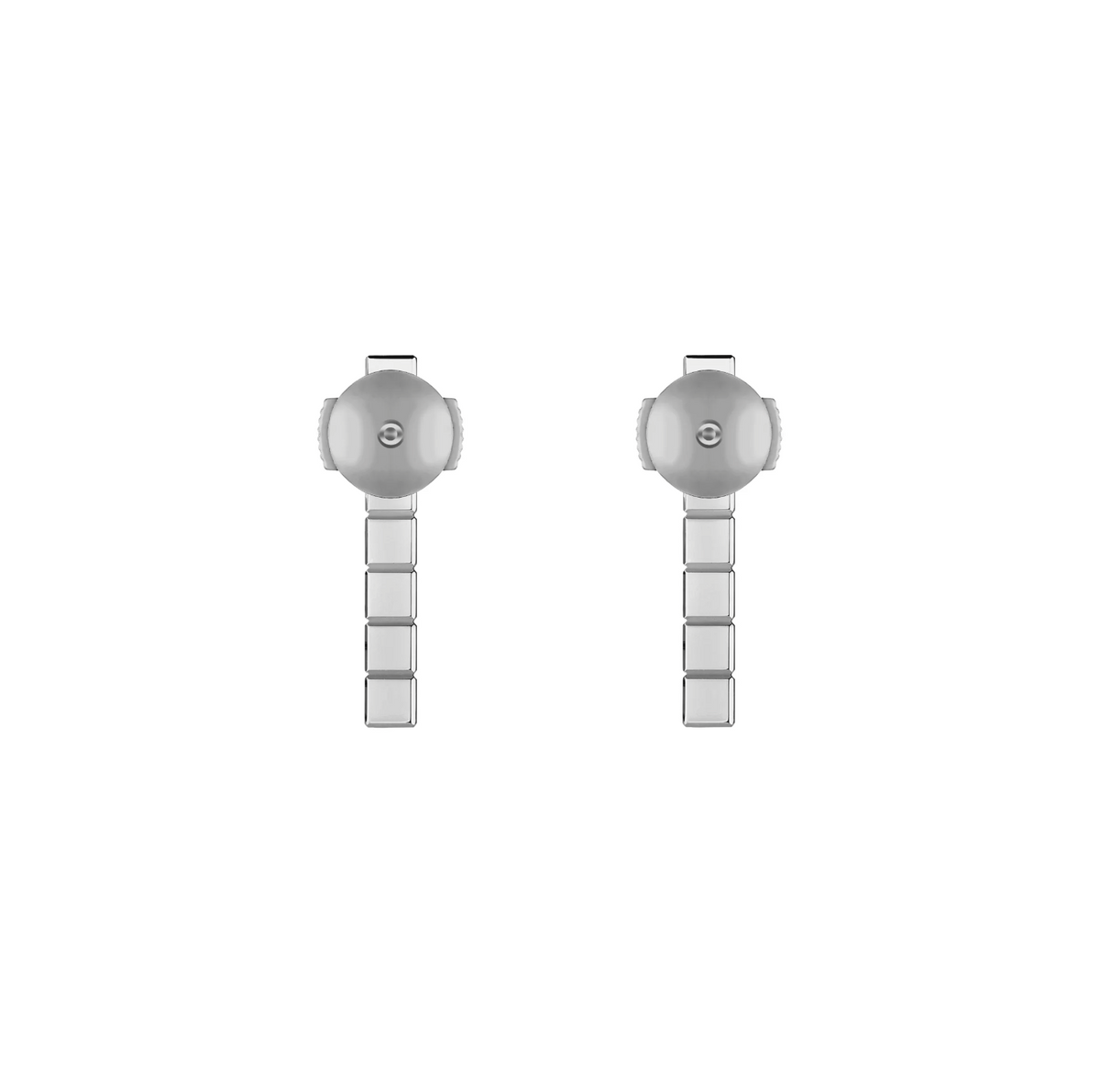 ICE CUBE SILVER EARRINGS