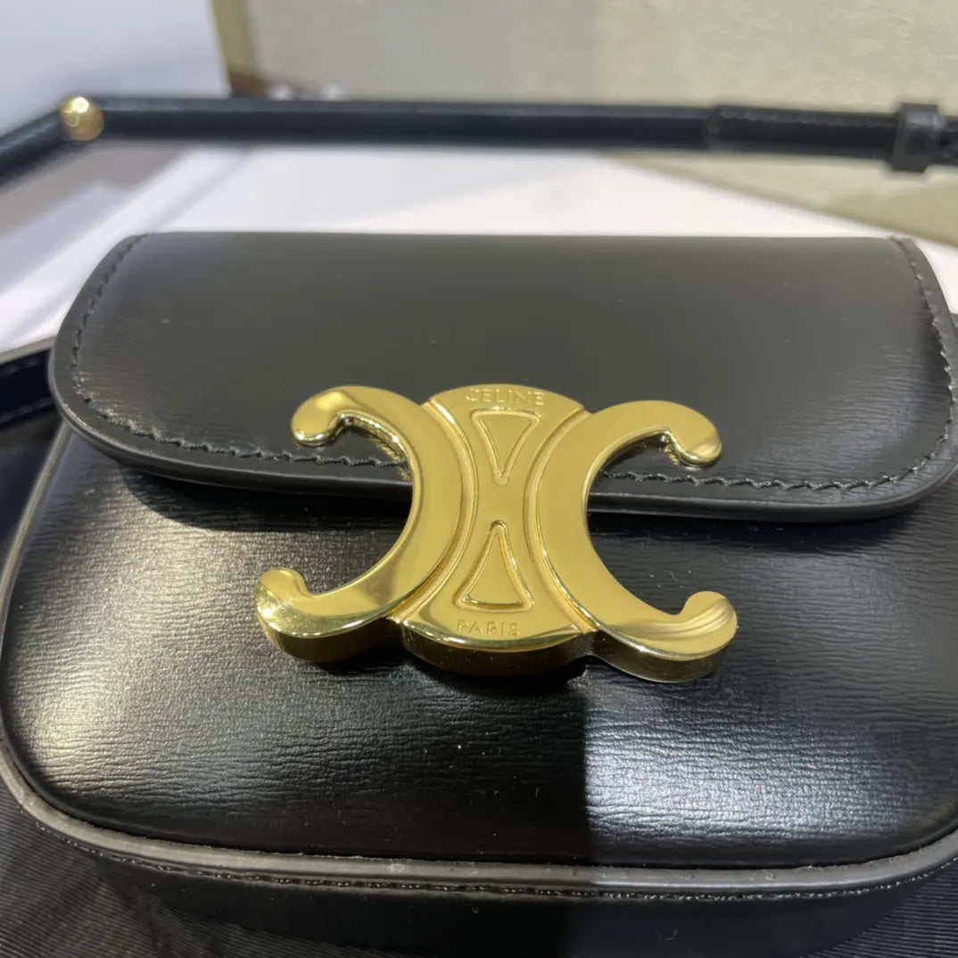 Celine Mini Black Belt Bag - Hình 3