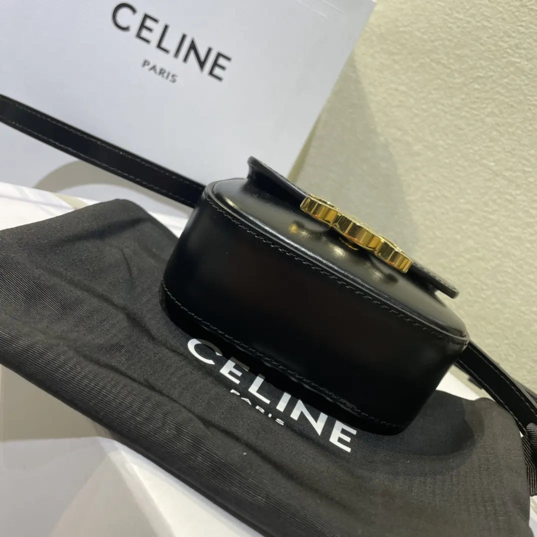 Celine Mini Black Belt Bag - Hình 2