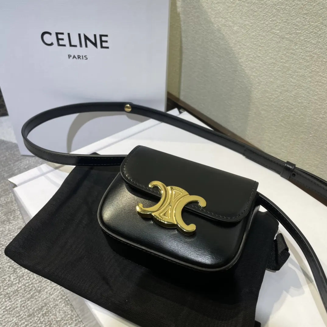 Celine Mini Black Belt Bag