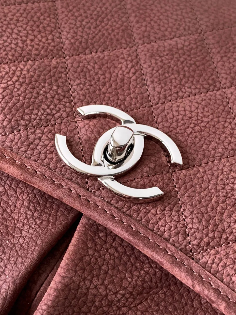 Chanel Terracotta Quilted Flap - Hình 6