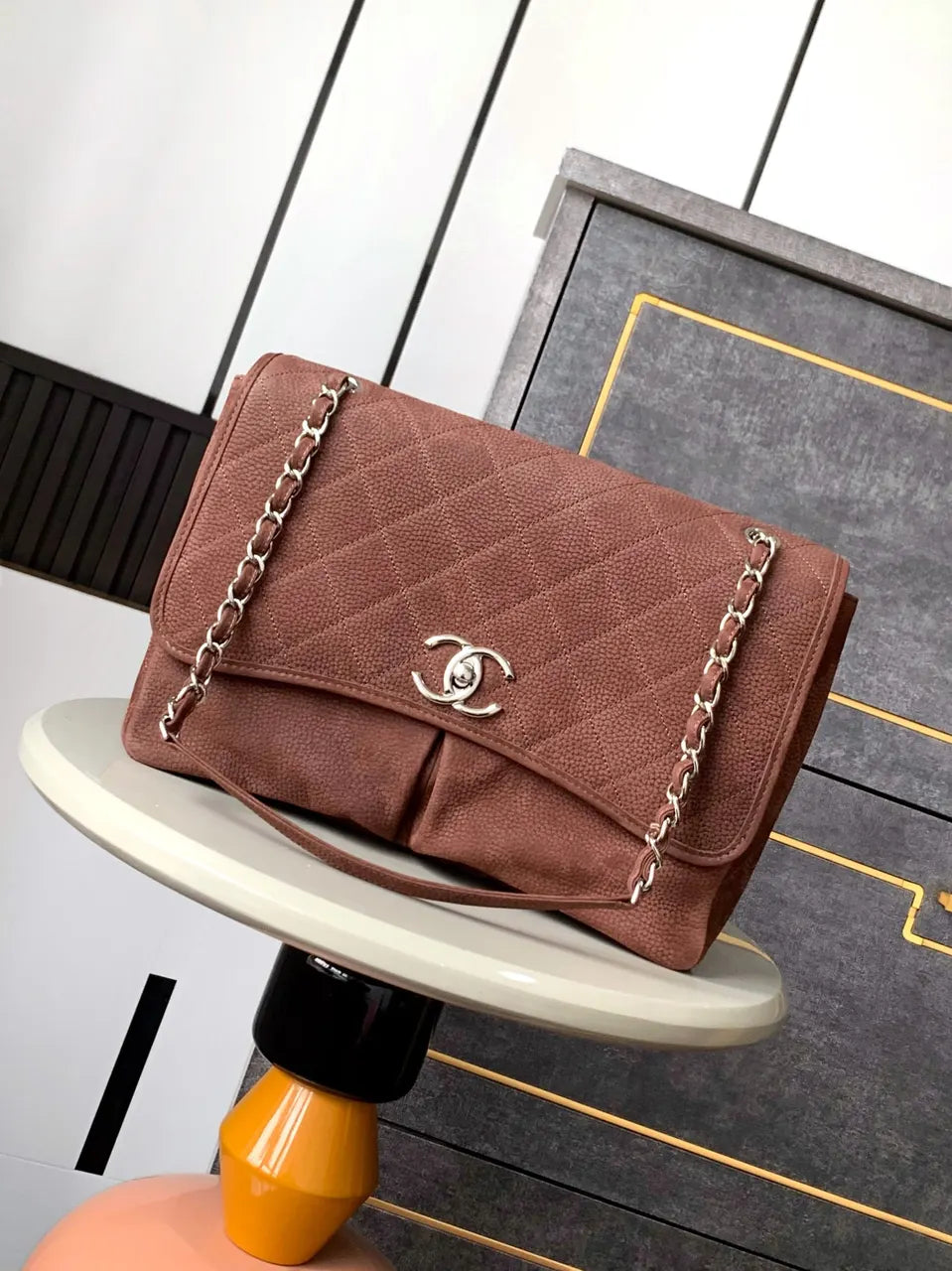 Chanel Terracotta Quilted Flap