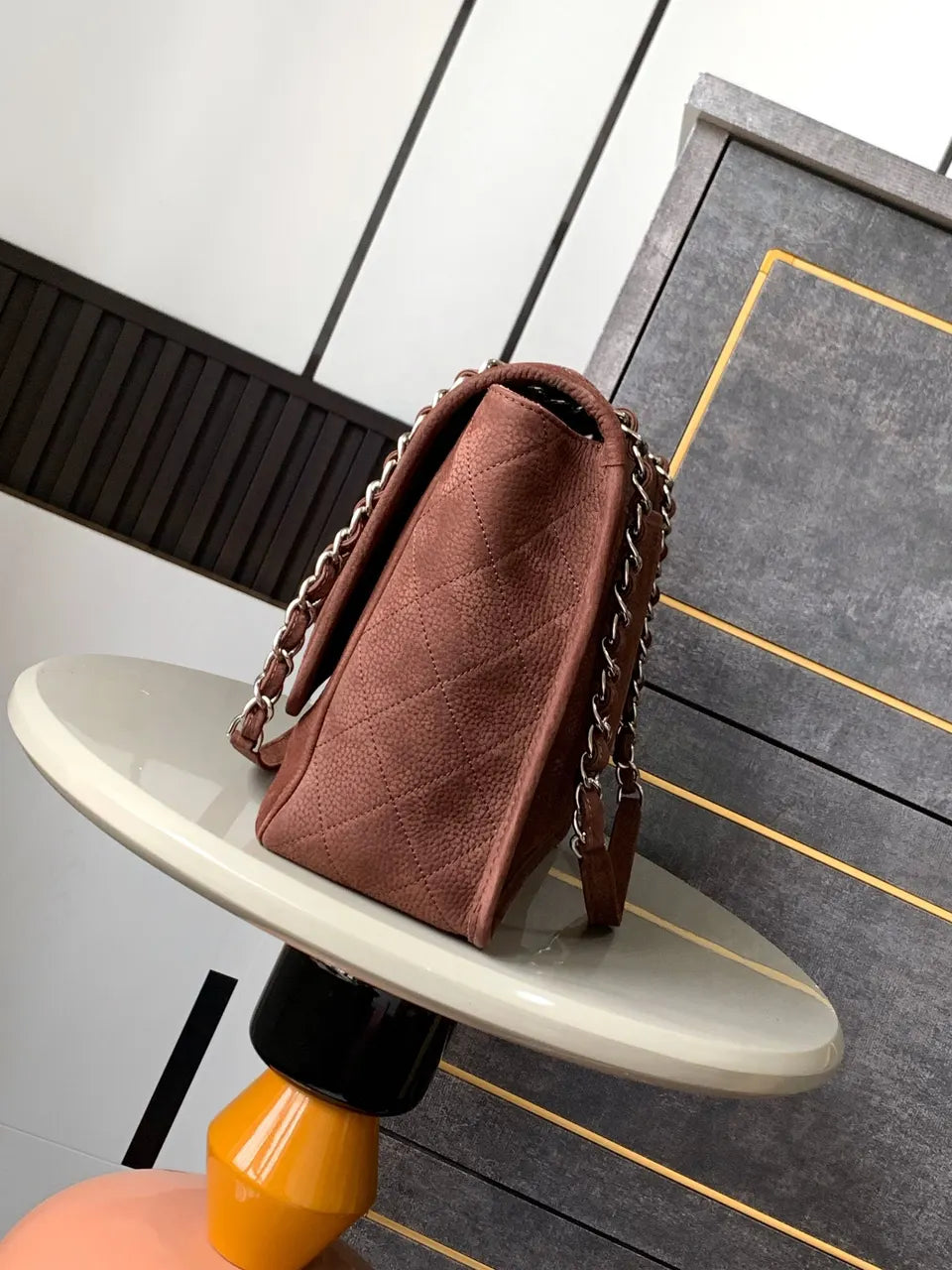 Chanel Terracotta Quilted Flap - Hình 2