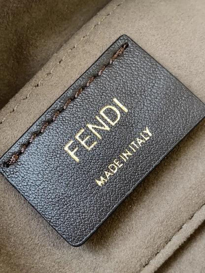 Fendi FF Fabric Mini Baguette - Hình 6
