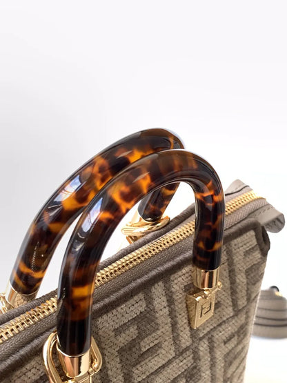 Fendi FF Fabric Mini Baguette - Hình 8