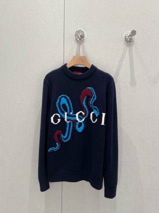 GUCCI Gucci 25 Round Neck Knitted Sweater Wool 209540