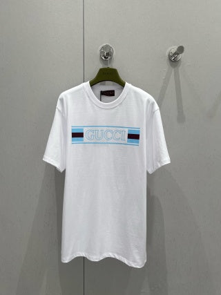 GUCCI Gucci 25 Print Short Sleeve T-shirt Cotton