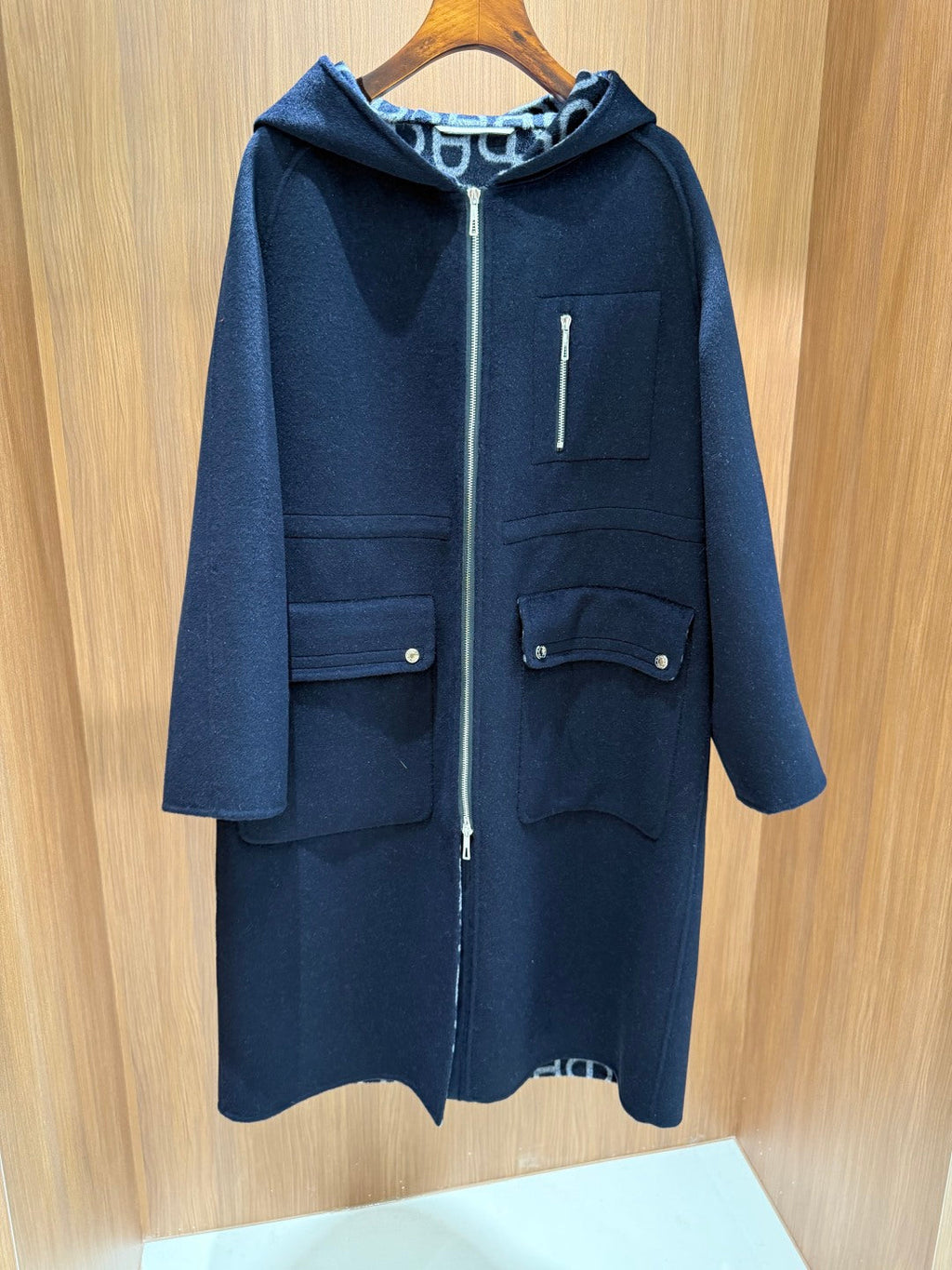 HERMES 25S WOOL COAT 102