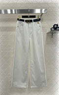 HERMES HERMES 25S HIGH-WAIST STRAIGHT JEANS 353