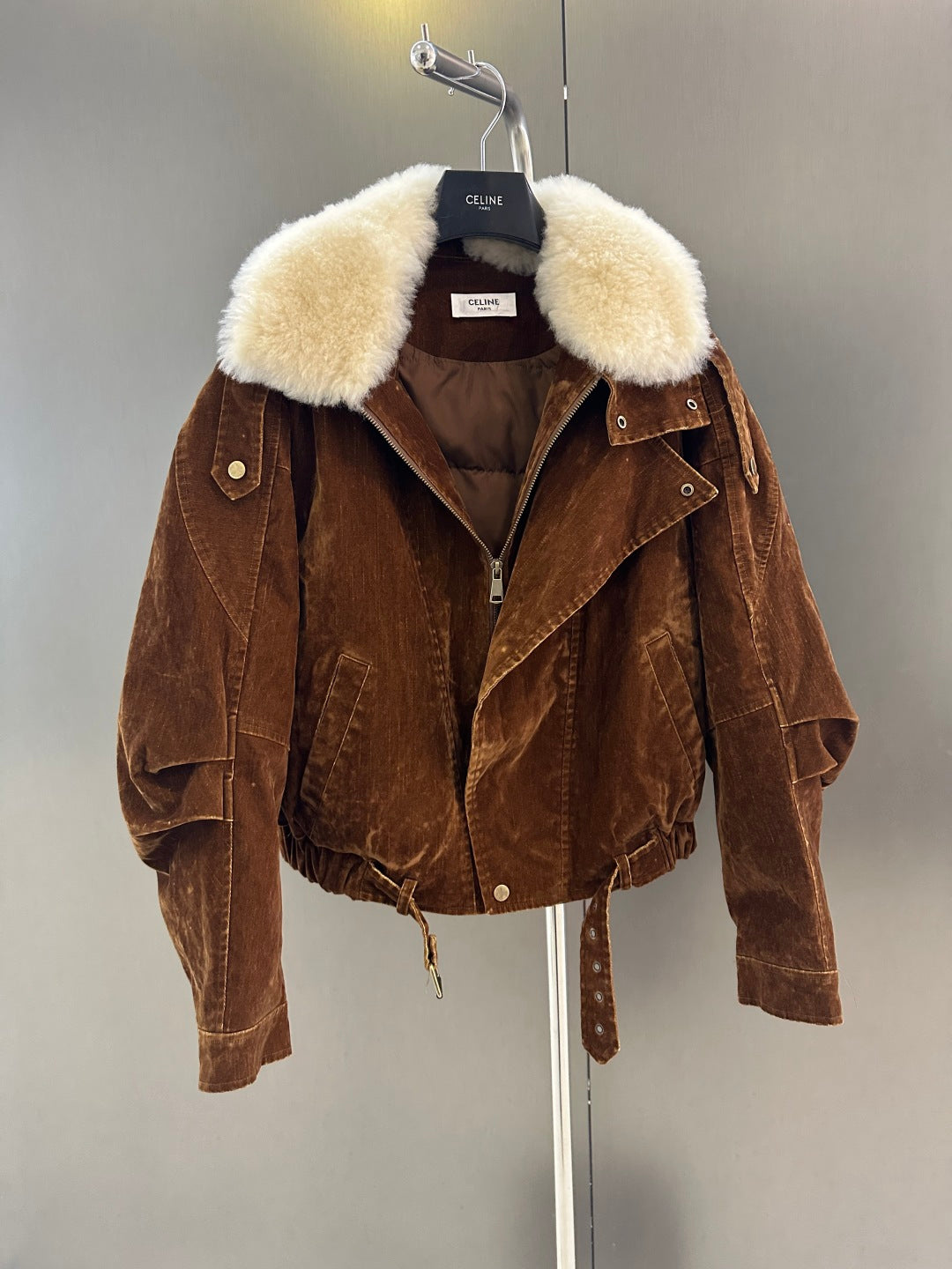 CELINE 25S VELVET DENIM JACKET 0099