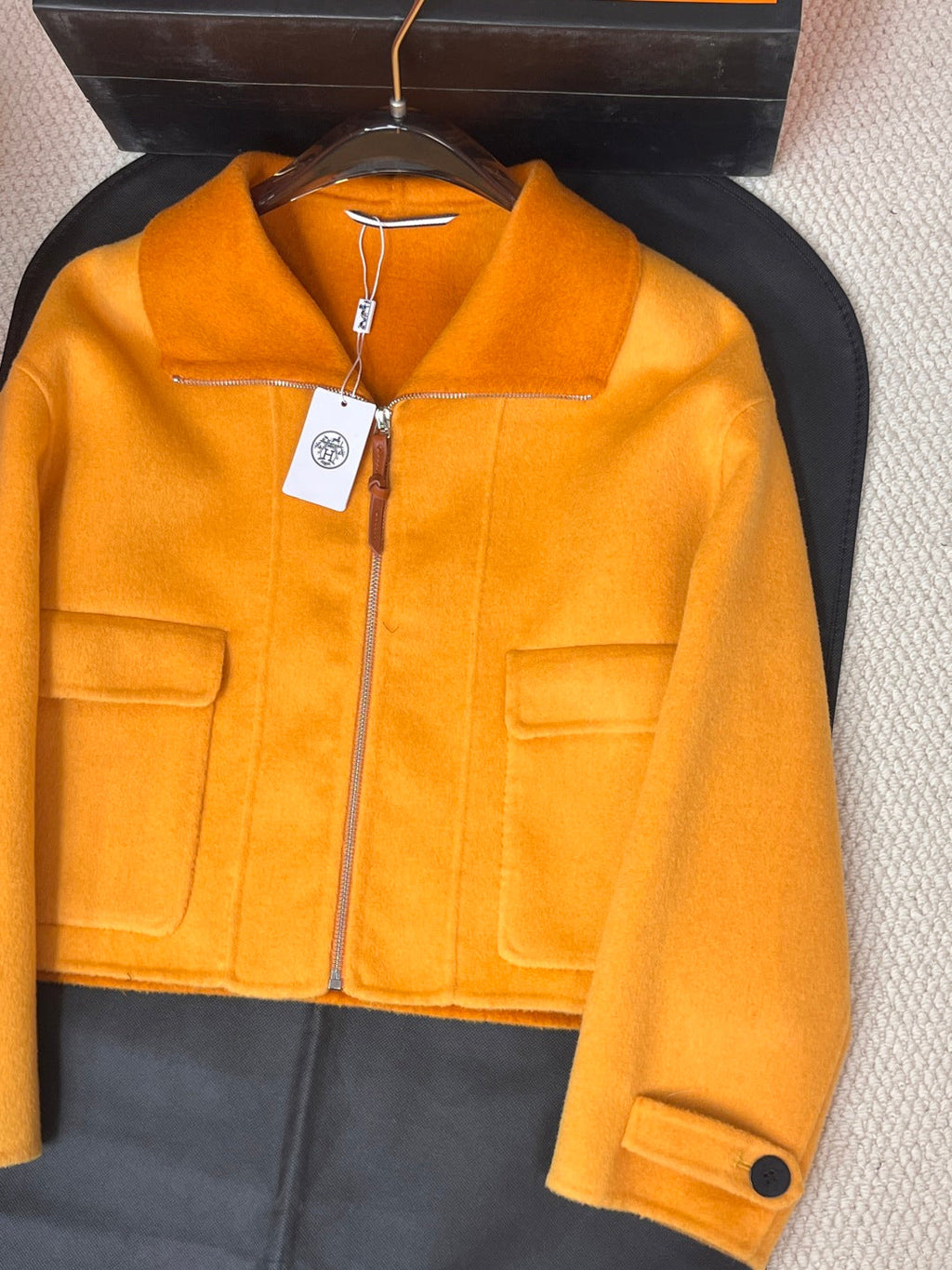 HERMES 25S CASERE JACKET 243