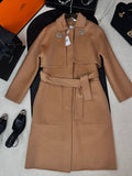 HERMES 25S REVERSIBLE LONG CASERE COAT 242