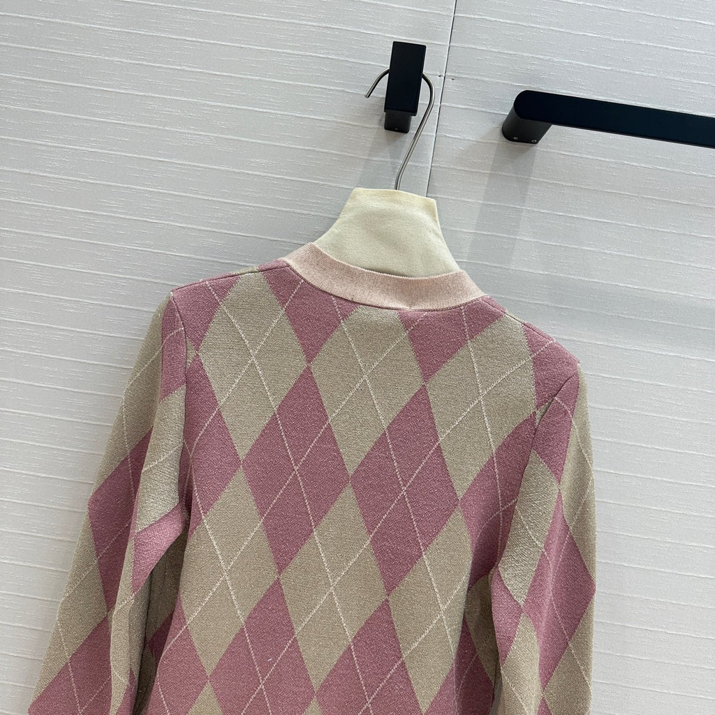 GUCCI Gucci 25 Cardigan Pink Wool