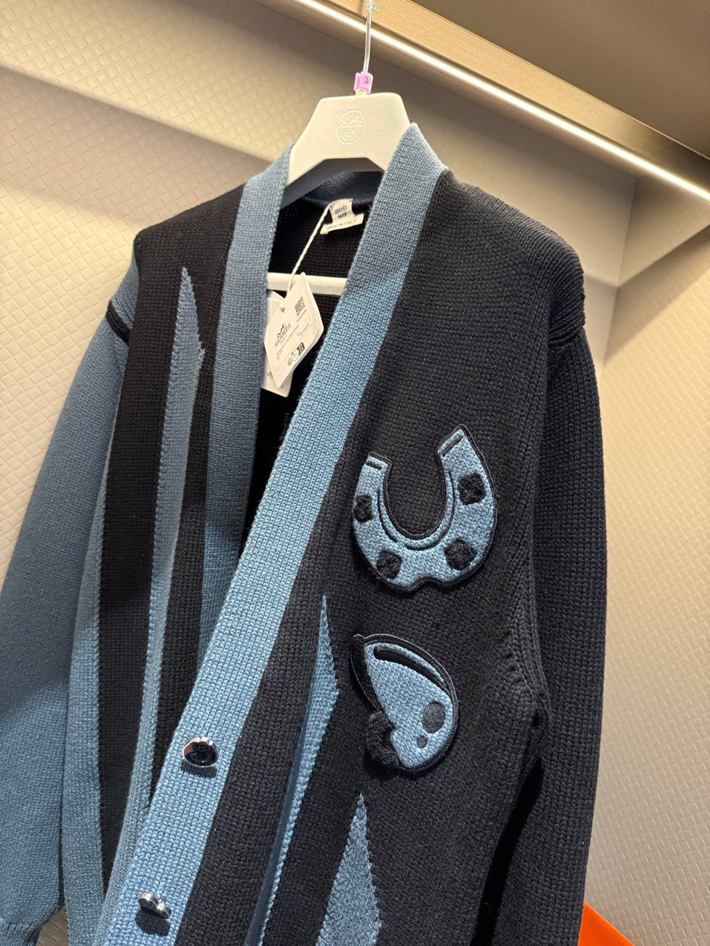 HERMES HERMES 25S KNITTED CARDIGAN 328