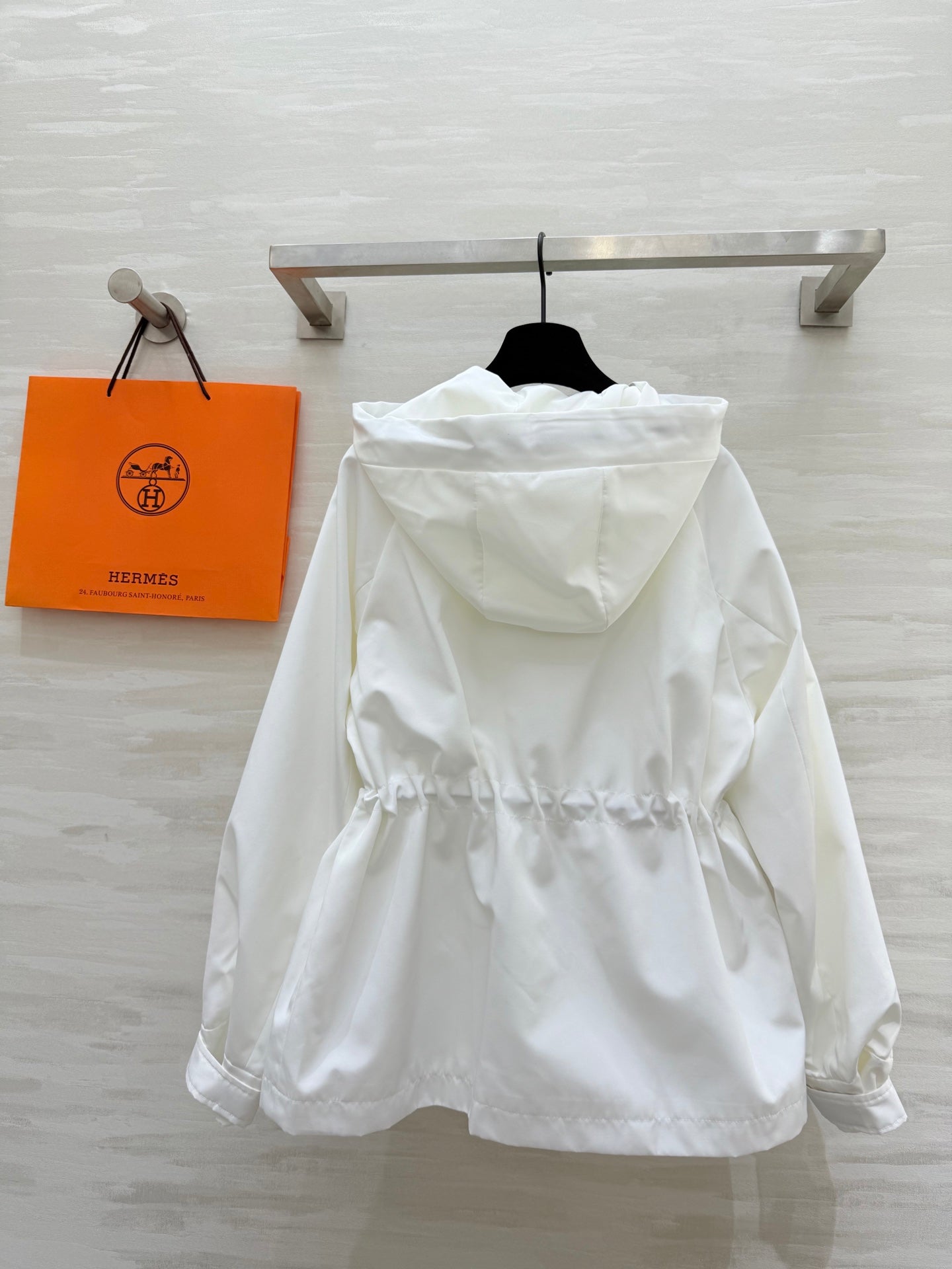 HERMES 25S HOODED JACKET 073