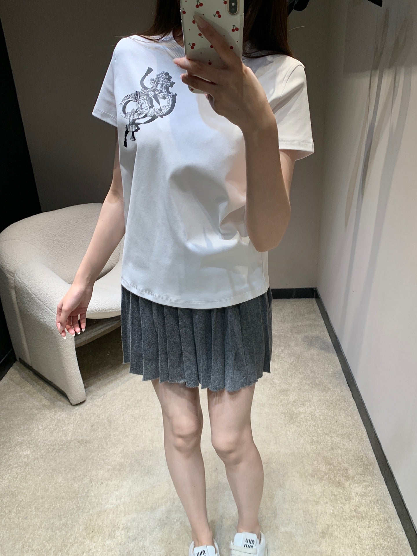 HERMES HERMES 25S SHORT-SLEEVE CREW NECK T-SHIRT 345