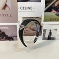 PRADA BLACK CALFSKIN HAIRBAND 154897
