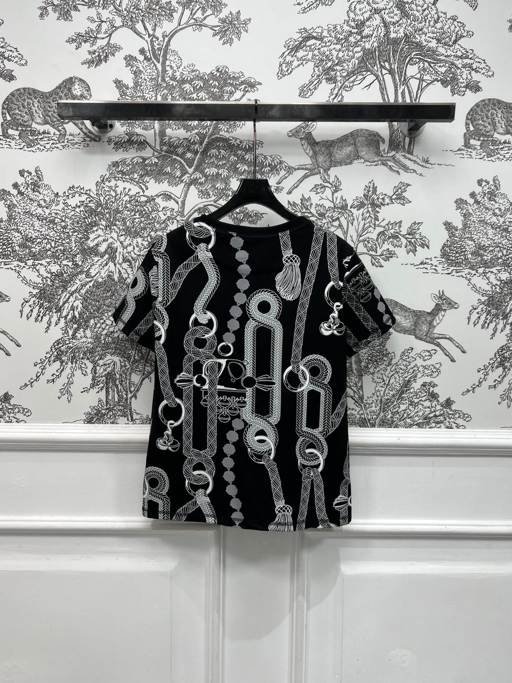 HERMES HERMES T SHIRT 25S IN COTTON 268415