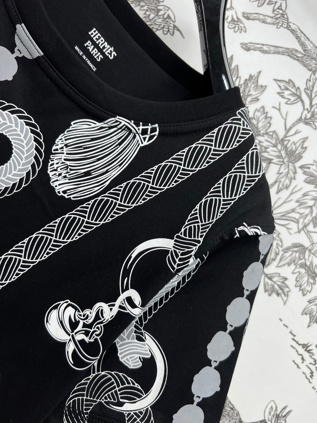 HERMES HERMES T SHIRT 25S IN COTTON 268415