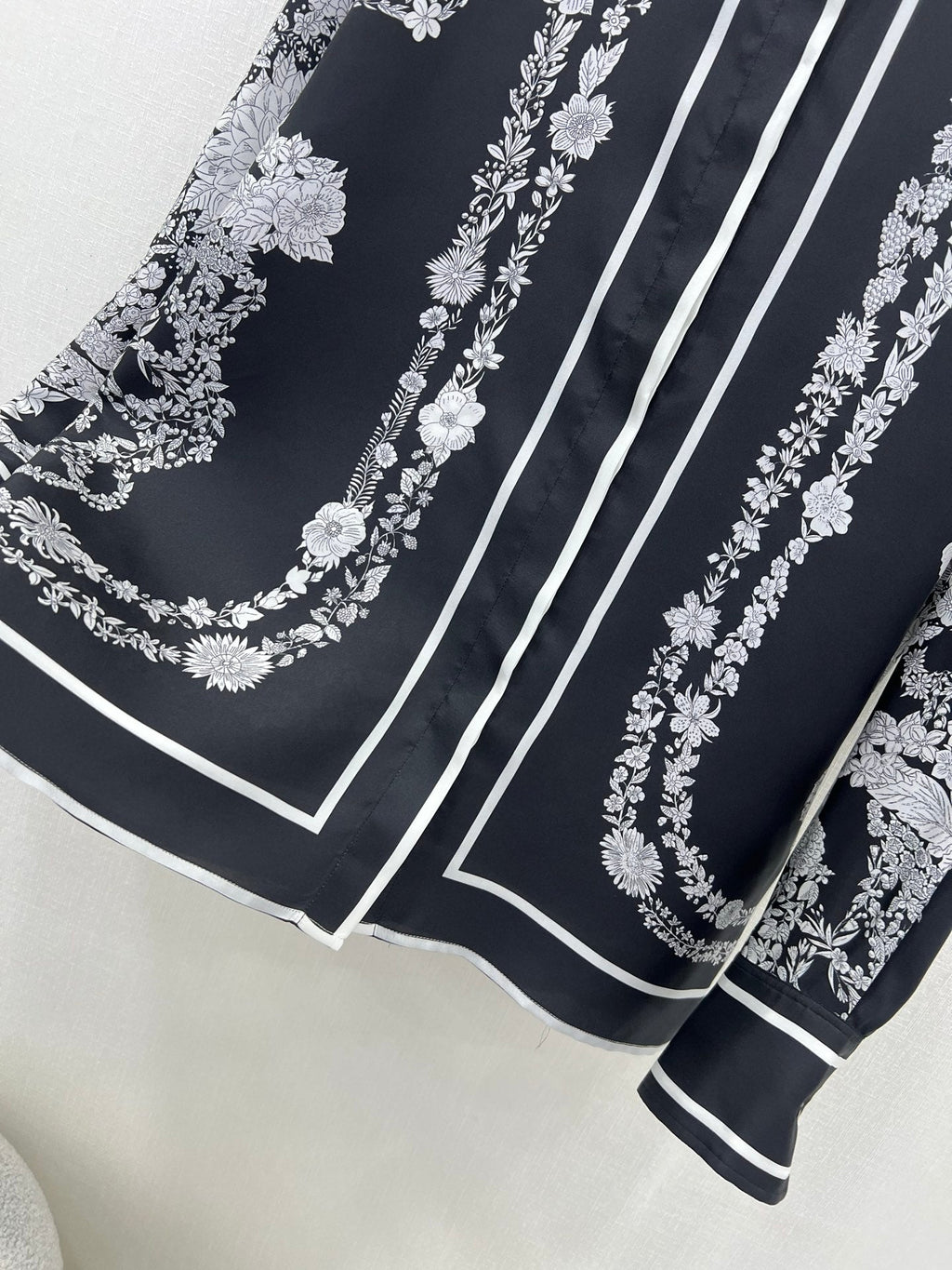 HERMES PRINTED SILK SHIRT 269264
