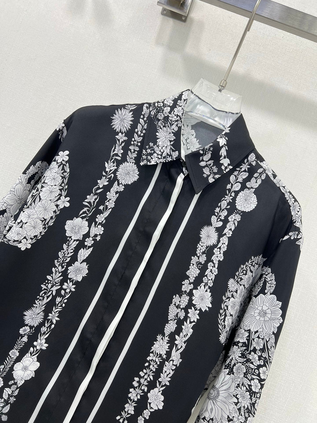 HERMES PRINTED SILK SHIRT 269264