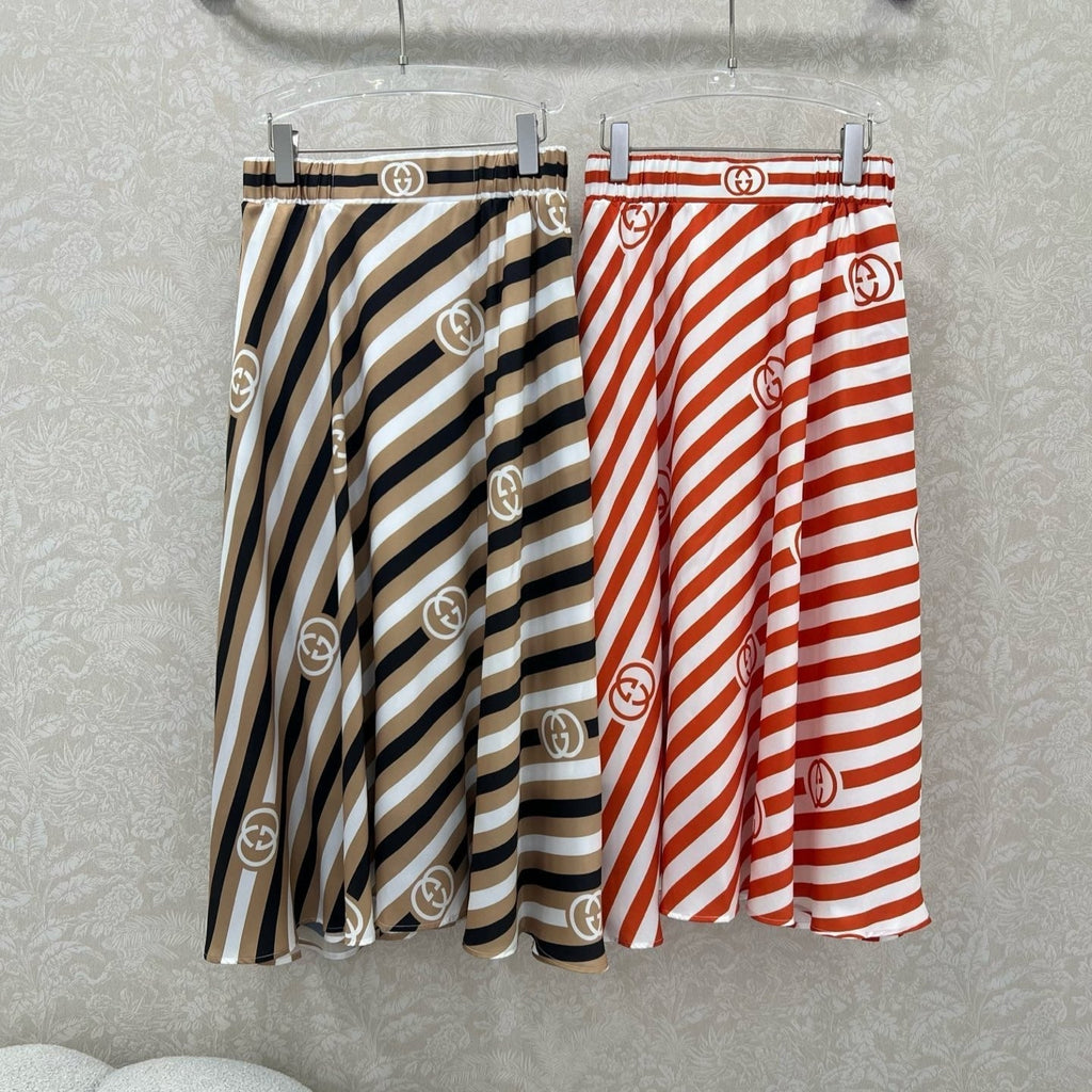 GUCCI STRIPED SKIRT 275051