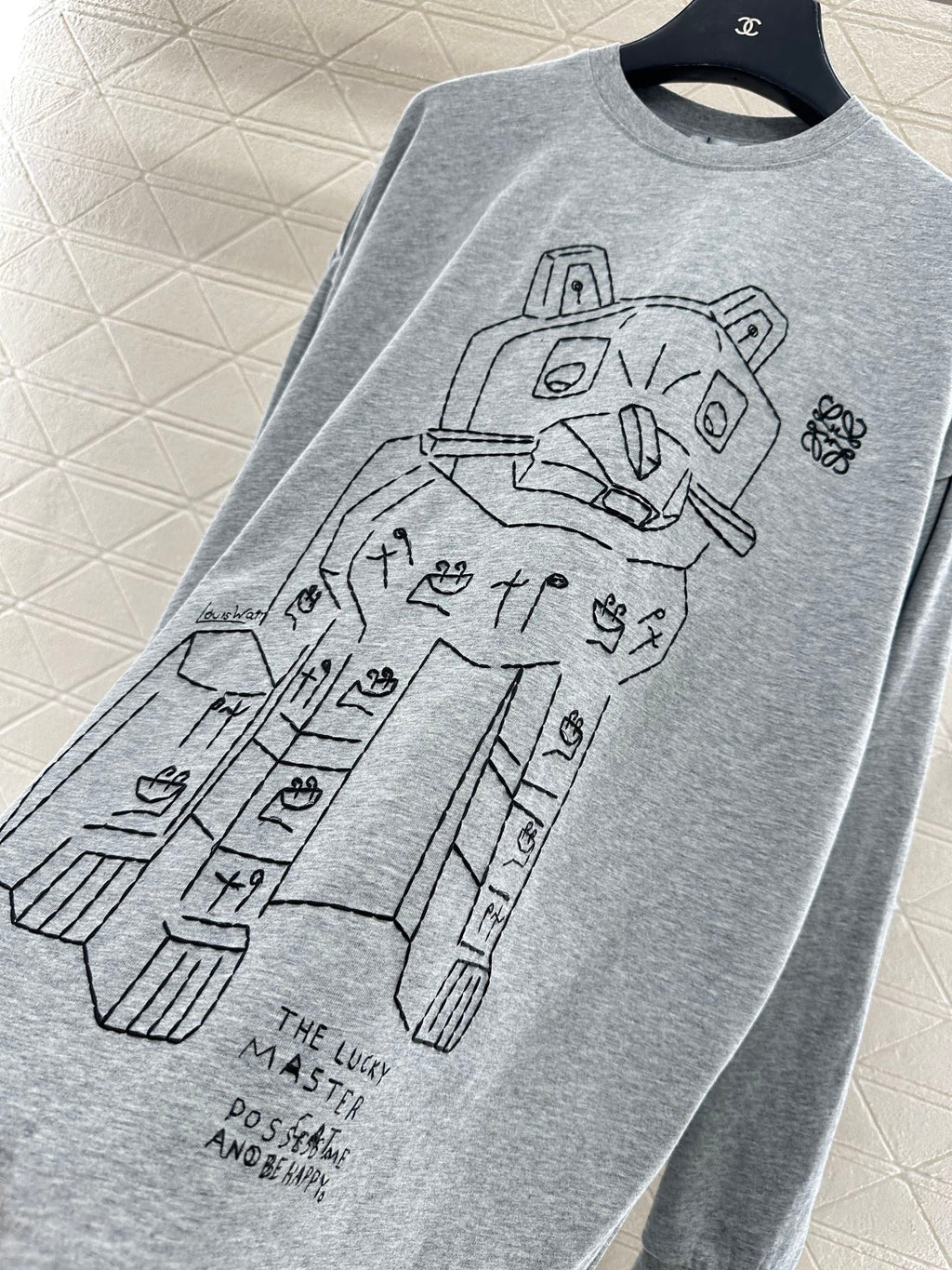 LOEWE LONG-SLEEVE CREW NECK T-SHIRT STYLE 237