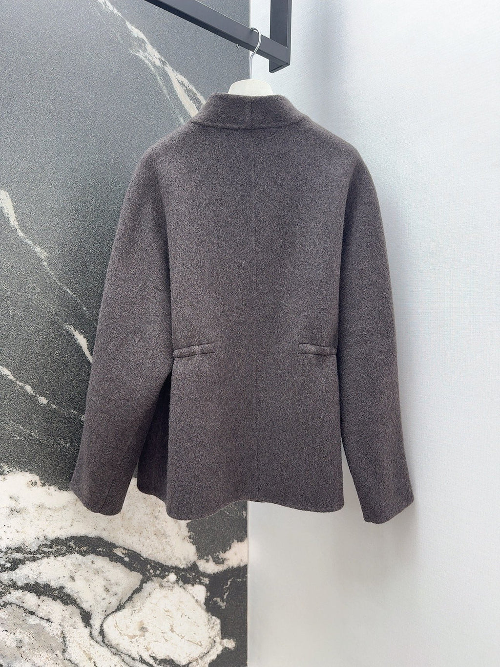 HERMES HERMES 25S REVERSIBLE LONG KNIT CARDIGAN 173