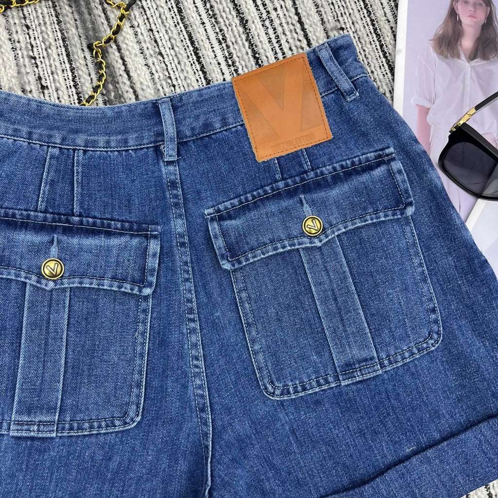 CELINE Celine 25C Denim Short 228442