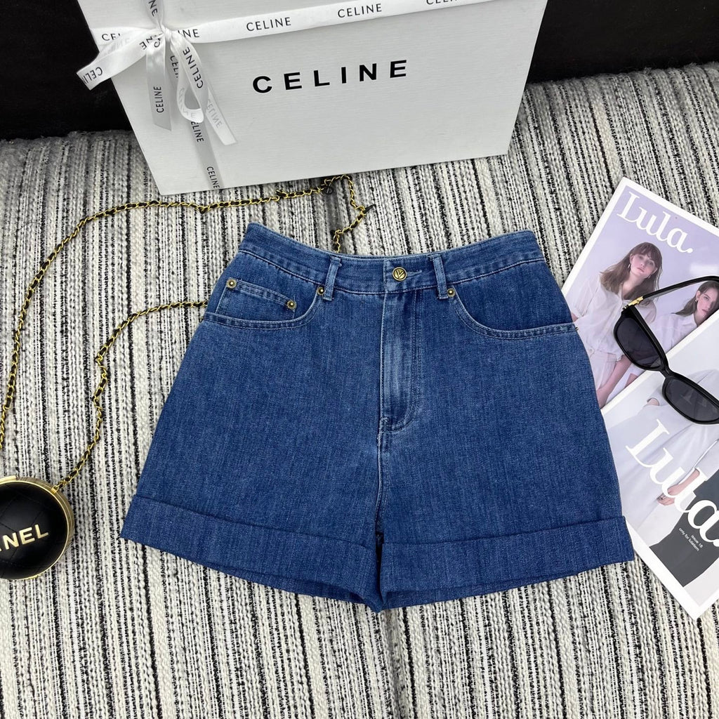 CELINE Celine 25C Denim Short 228442