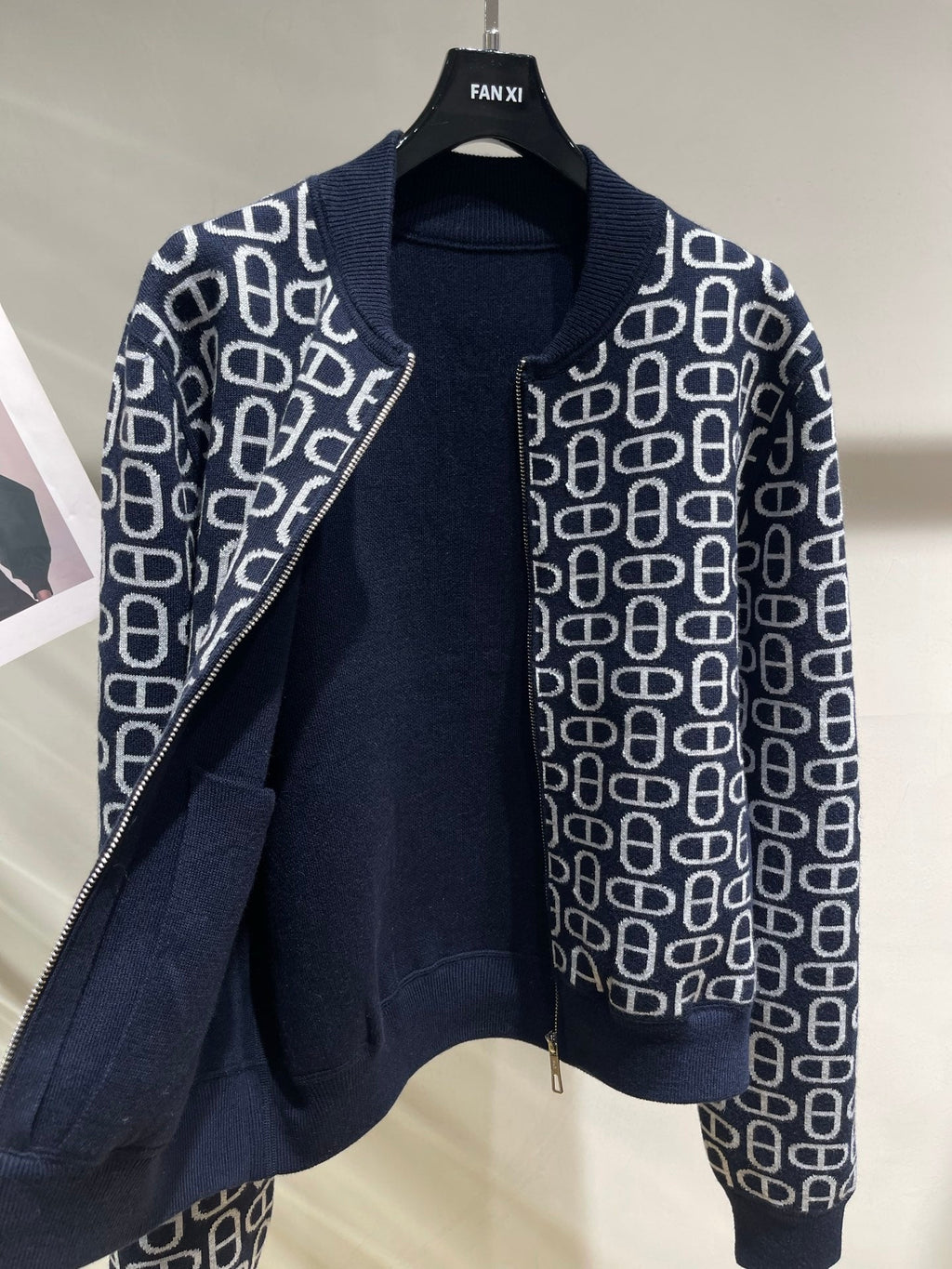 HERMES HERMES 25S BASEBALL JACKET 045