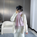 HERMES SCRAF 190 CM IN BLUSH PINK CASERE