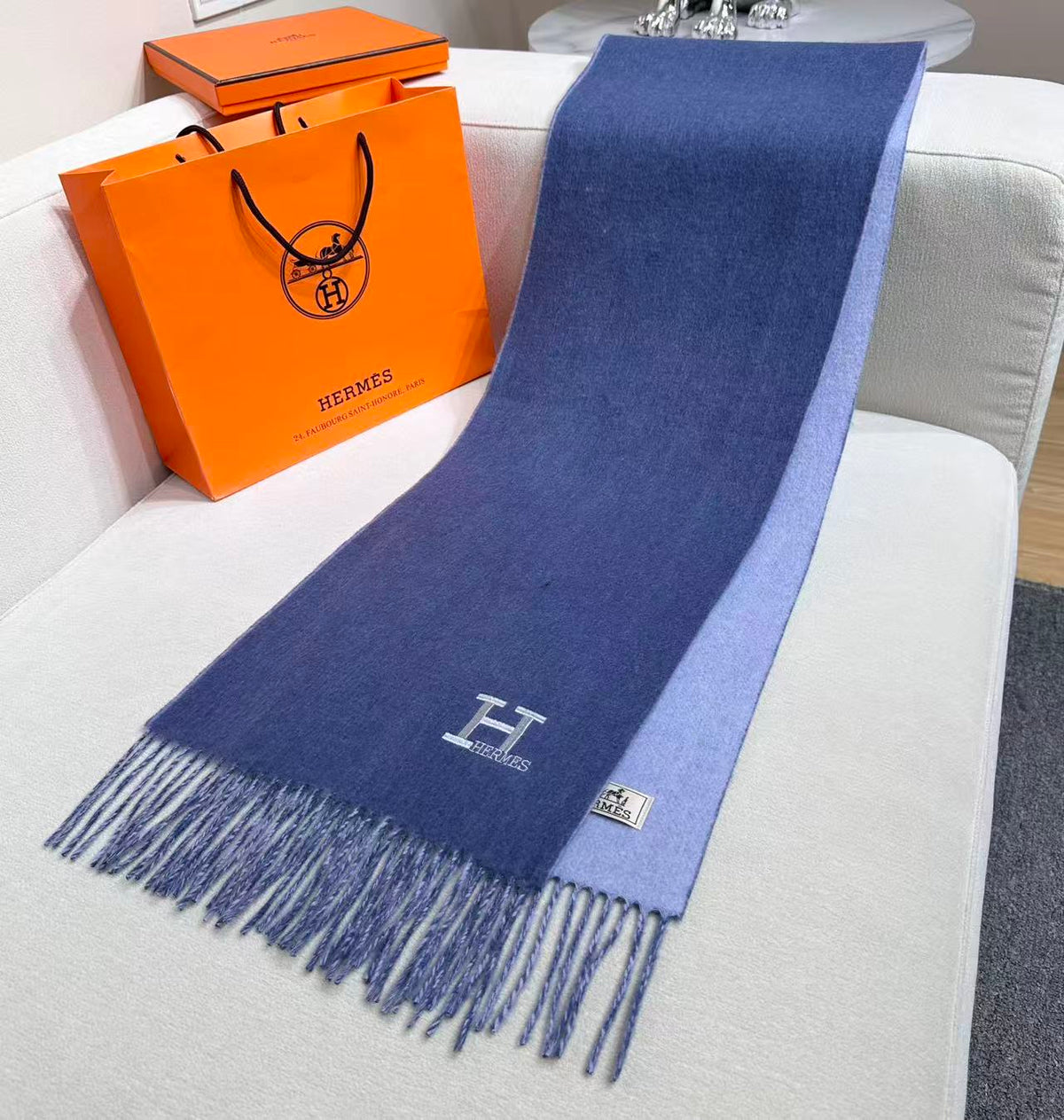 HERMES HERMES 25S SCARF 190 IN CASERE 986001