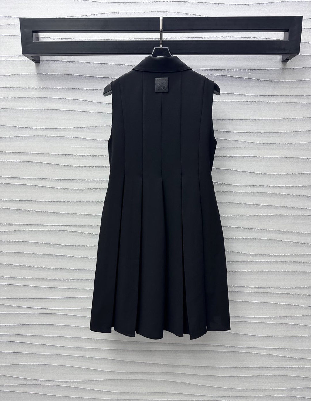 Loew Black Trapeze Dress In Stretch Viscose 224854
