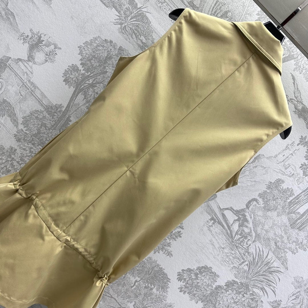 GUCCI Gucci 25 Polo Shift Dress Cookies And Cream Polyester 231769