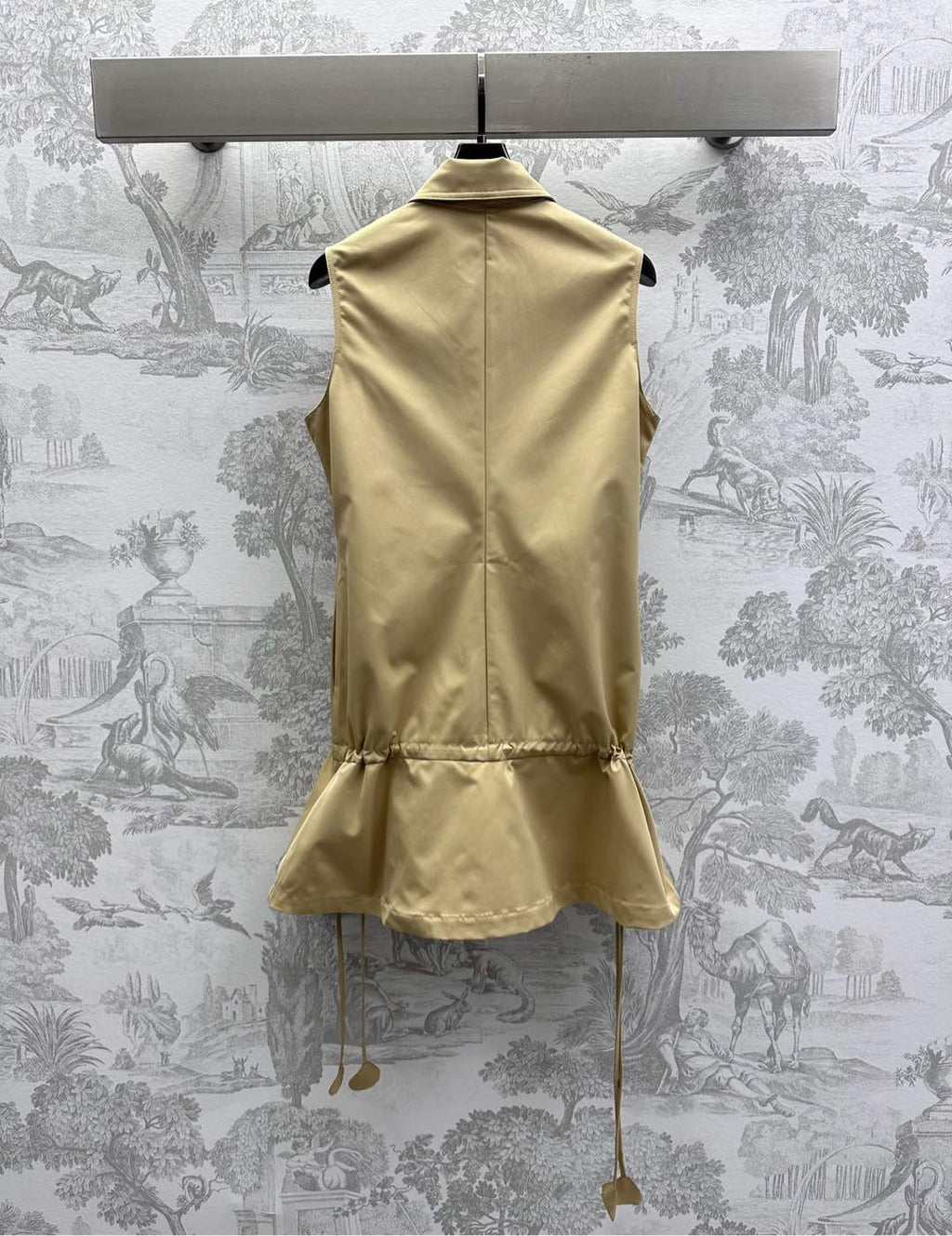 GUCCI Gucci 25 Polo Shift Dress Cookies And Cream Polyester 231769