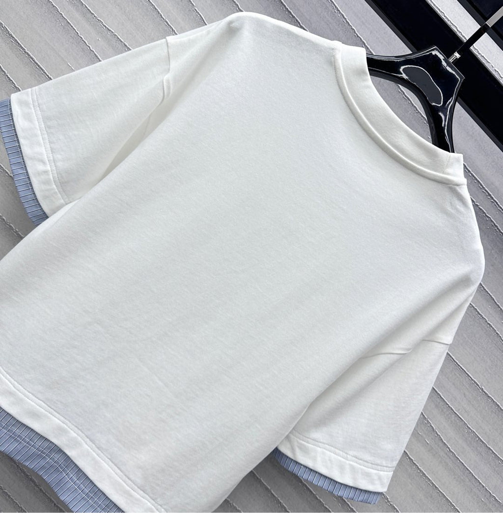 GUCCI CREW NECK SHORT-SLEEVE COTTON TEE