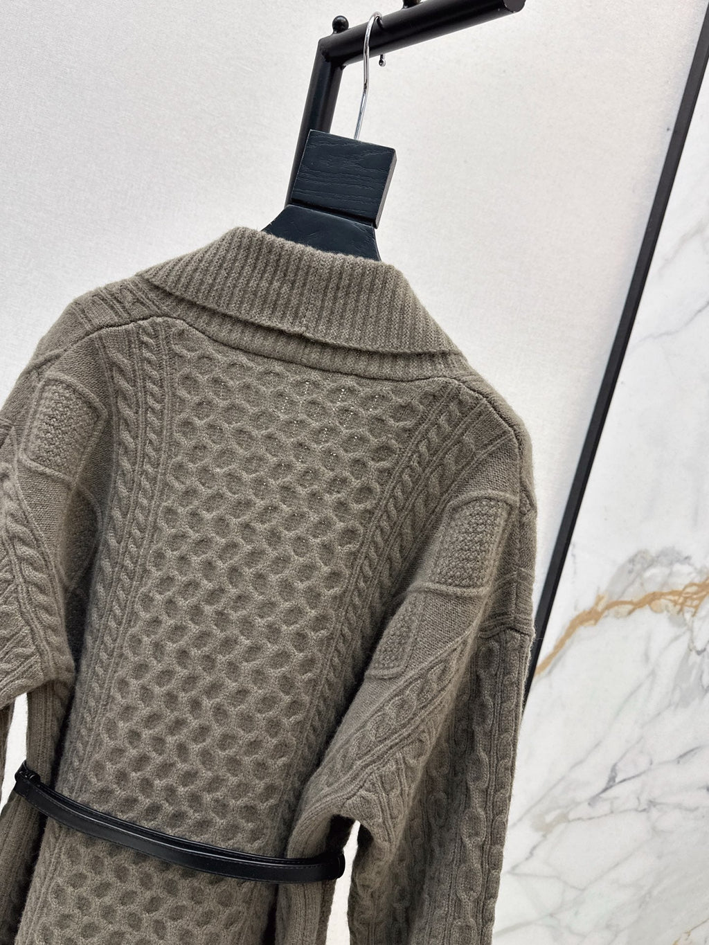 HERMES HERMES 25S LONG KNIT CARDIGAN 99430