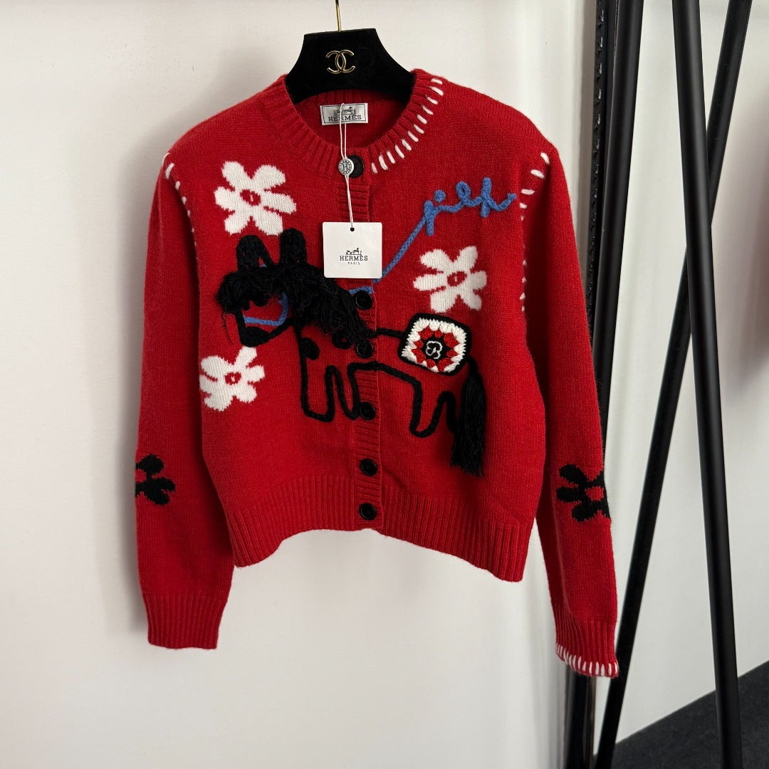 HERMES 25S CARDIGAN JACKET 429