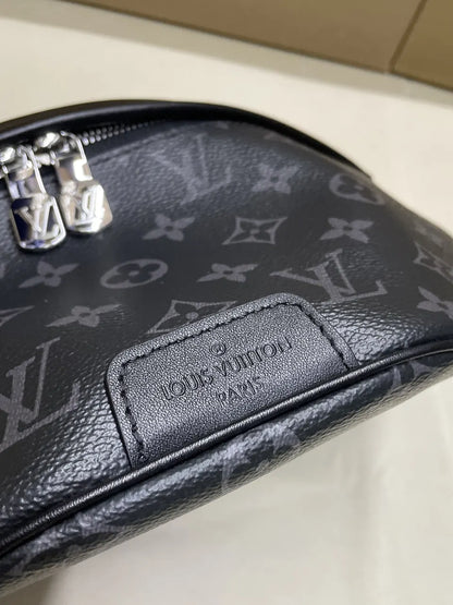 Dark Grey Monogram Bum Bag - Hình 4